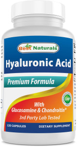 Best Naturals Hyaluronic Acid 100 mg 120 Capsules - Support Healthy Joints and Youthful Skin (859375002702)