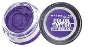 Maybelline New York Eyestudio ColorTattoo Metal 24HR Cream Gel Eyeshadow, Painted Purple, 0.14 Ounce (1 Count)
