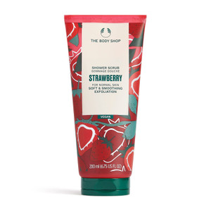 The Body Shop Strawberry Body Scrub Polish  Softening Smoothing Exfoliation  6.75 oz