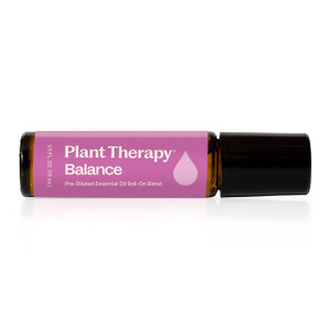 Plant Therapy Balance Essential Oil Blend 10 mL (1/3 oz) Pre-Diluted Roll-On 100% Pure, for Womens Health and Emotional Support