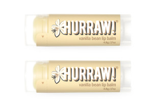 Hurraw! Vanilla Bean Lip Balm, 2 Pack: Organic, Certified Vegan, Cruelty and Gluten Free. Non-GMO, 100% Natural Ingredients. Bee, Shea, Soy and Palm