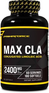 Primaforce CLA 2400 mg per Serving (180 softgels) - Max CLA - for Men and Women, Non-Stimulating, GMO Free & Gluten Free