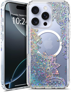 Coolwee Magnetic for iPhone 16 Pro Case, Compatible with MagSafe, Cute for Women Girls, 10FT Military Grade Protective Cover for iPhone 16 Pro Case G