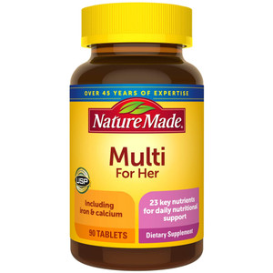 Nature Made Women's Multivitamin Tablets, 90 Count for Daily Nutritional Support