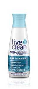 Live Clean Shampoo, Hydrating Fresh Water, 12 Oz