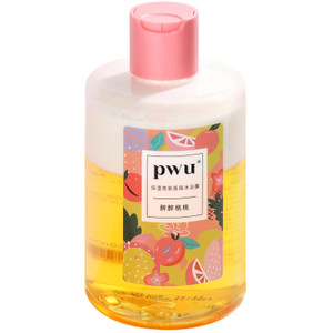 PWU Body Wash & Shower Gel, Peach Scented, Moisturize Body Wash, Skin Deep Cleansing for Men & Women (11.8 Fl Oz)