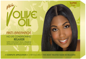Vitale Olive Oil Relaxer Kit, Super , Green