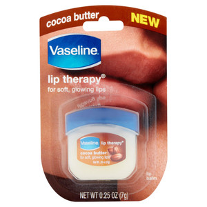 Vaseline Lip Therapy Cocoa Butter.25 oz (Pack of 6)