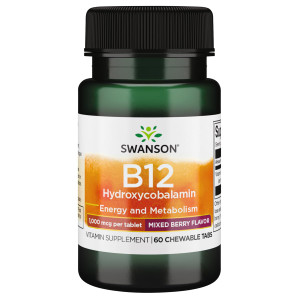 Swanson Supplemelts Vitamin B-12 1000 mcg 60 Chwbls