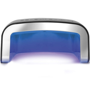 Sensationail Gel LED Nail Lamp, At Home Nail Polish, Fast Curing, Smart Sensor, Chrome Finish, Durable Cord, Salon Quality, 30 Seconds, Automatic Cur