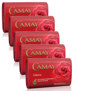 Camay Clasico Bar Soap 5 Bars x 150g