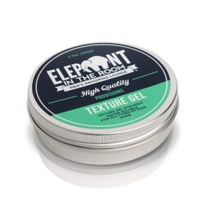 Texture Gel by Elephant In The Room Mens Grooming Lounge - Water Soluble Scented Texture Gel for Men - High Performing Styling Gel for All Types of