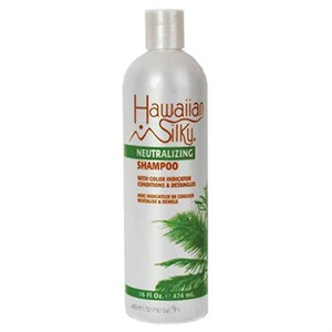 Hawaiian Silky no lye neutralizing shampoo, White, 8 Fl Ounce