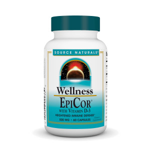 Source Naturals Wellness EpiCor with Vitamin D-3 for Heightened Immune Defense* - 60 Capsules