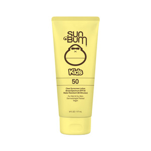 Sun Bum Kids SPF 50 Sunscreen Clear Body Lotion - Broad Spectrum Water-Resistant Sunscreen with Vitamin E - For Wet or Dry Skin - Hawaii 104 Act Comp