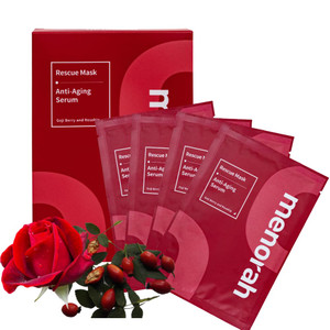 menorah Skincare Rescue Mask  Anti-Aging Serum with Goji Berry & Rosehip  Hydrating, Nourishing & Revitalizing  Skincare Gift Set for Women