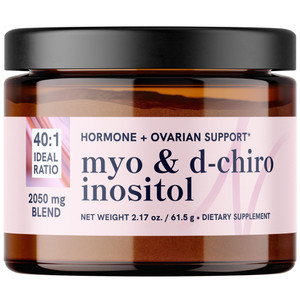 Myo-Inositol & D-Chiro Inositol Powder | Hormone Balance for Women | Ideal 40:1 Ratio | Myo 2000mg, D Chiro 50mg | Regulate Menstrual Cycle and Suppo