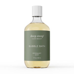 Deep Steep Bubble Bath, 17oz (Rosemary Mint)