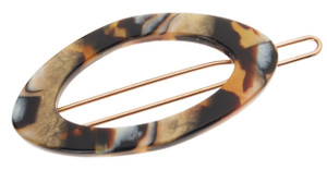 France Luxe Narrow Oval on Tige Boule Barrette - Lasco