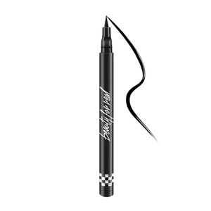 Beauty For Real Finish Line Liquid Eyeliner, Jet Black - 24-Hour Wear - Highly Pigmented, Transfer-Resistant, Waterproof Formula - Ultra-Precise Brus