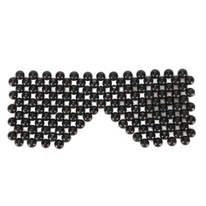 Round Stone Eye Mask,Jade Eye Mask Stone Eye Mask Hot or Cold Using Jade Mask for Dry Eyes Cooling and Relieving, Eyes Sleeping Mask Relief Eye Cover