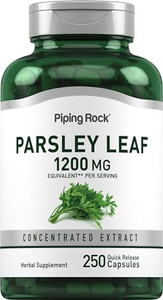 Piping Rock Parsley Supplement Capsules | 250 Pills | Herb Leaf Extract | Non-GMO, Gluten Free
