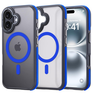 Sancable Strong Magnetic for iPhone 16 case?Compatible with fit MagSaf?[Military-Grade Protection]?Shockproof Slim Thin Cover case for iPhone 16 6.1'