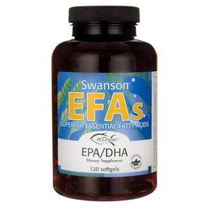 Swanson EFA EPA & DHA Lemon Flavor 120 SGELS