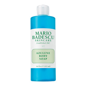 Mario Badescu Azulene Body Soap, Gentle Bath Wash to Soften, Nourish & Cleanse, Comforting Chamomile-Infused Formula for Dry or Sensitive Skin, 16 Fl