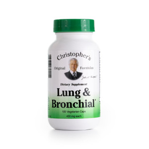 Christopher's Original Formulas Lung & Bronchial Formula - Lung Cleanse for Smokers - Supports Respiratory System with Synergistic Blend of Herbs