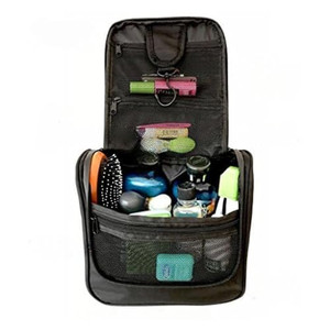 Wayfarer Supply Co. Hanging Travel Toiletry Bag - Large Cosmetic Bag Organizer for Toiletries, Makeup and Shaving Supplies - Cruise and Travel Essent