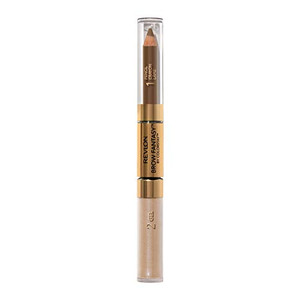 Revlon Eyebrow Gel & Pencil, ColorStay Brow Fantasy 2-in-1 Eye Makeup, Longwearing with Precision Tip, 104 Dark Blonde, 0.04 Oz