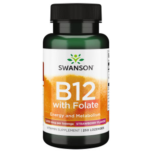 Swanson Vitamin B-12 Lozenges 1000 mcg 250 Lozenges