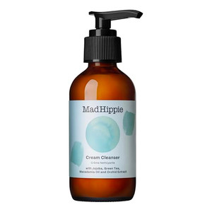 Mad Hippie Cream Cleanser  Gentle Formula with Hyaluronic Acid, Jojoba Oil & Green Tea, Skin Barrier Protection, 4 Oz Ea