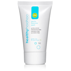 Healthy Hoohoo Gentle Feminine Wash for Women, pH Balanced Vulva Cleanser for Sensitive Skin, Plant Based Natural Hygiene, Unscented Vaginal Soap, Pa