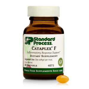 Standard Process Flax Oil Plus - Supplement with Vitamin B6 & Omega-3 Benefits - Supports Healthy Hair & Skin - Gluten-Free, Non-Dairy & Non-Soy - 60