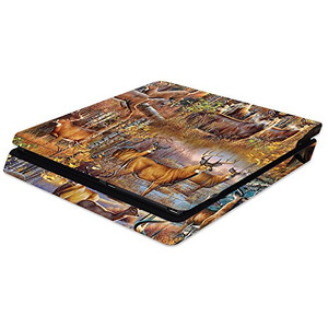 MightySkins Skin Compatible with Sony PS4 Slim Console - Deer Pattern | Protective, Durable, and Unique Vinyl Decal wrap Cover | Easy to Apply, Remov