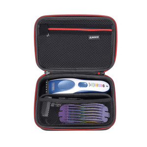 RLSOCO Hard Case for Wahl Color Pro Cordless Rechargeable Hair Clipper & Trimmer - Model 9649 | Compact Design with YKK Zipper & Scratch Protection (