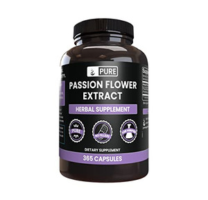 Pure Original Ingredients Passion Flower Extract (365 Capsules) No Magnesium Or Rice Fillers, Always Pure, Lab Verified