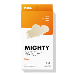 Mighty Patch Nose Pimple Patches from Hero Cosmetics, Large Hydrocolloid Pore Strips, Dermatologist Approved, Overnight, Blackhead Remover Strip to A