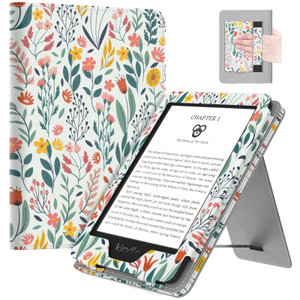 MoKo Case Fits All-New 6" Kindle (11th Generation, 2024/2022 Release)(10/8th Gen,2019/2016), Ultra Lightweight PU Shell Cover with Auto Wake/Sleep fo