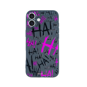 SIMPLYMDRN Slim for iPhone 16 Plus Case - Joker Haha Design - Cool Case for Men - Superhero Villain Designer Cover - Slim and Flexible (Jokxster Viol