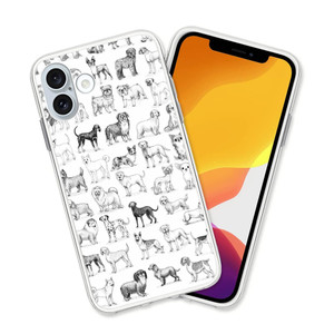 HUIYUEKUAI Compatible with iPhone 16 Plus Case, Aesthetic Anime Style Shockproof Protective Clear Cover Case for Women Girls