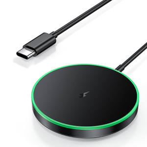 Magnetic Wireless Charger 15W Mag Safe Charger-Fast Charging Pad Compatible with iPhone16/15/14/13/12 Series & Airpods 2 3 Pro-LED Mag-Safe Pad with