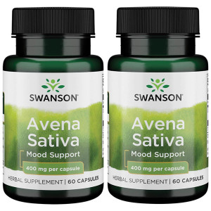 Swanson Full Spectrum Avena Sativa (Green Oat Grass) - Herbal Supplement Promoting Nervous System Health - Natural Formula Supporting Overall Wellnes