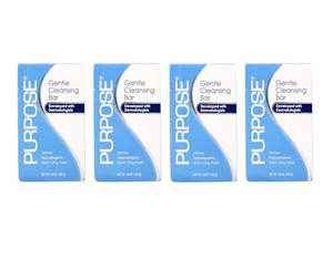 Purpose Gentle Cleansing Bar - 3.6 Oz/Pack, 4 Pack