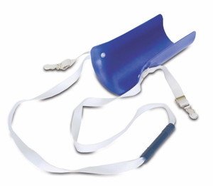 Essential Medical Supply Deluxe Hard Plastic Sock and Stocking Donner Aid - Easy No Bend Sock Helper Device for Seniors and Those with Limited Mobili