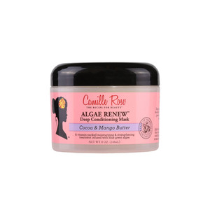 Camille Rose Algae Renew Deep Conditioning Hair Mask with Peppermint, Blue Green Algae & Mango Butter, to Strengthen and Moisturize, for All Hair Typ