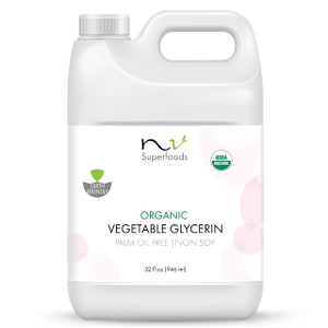 NV Superfoods - Organic Vegetable Glycerin - 16 Fl Oz - Palm Oil Free - 100% Natural, USP Food Grade, Carrier for Essential Oils, Perfect for Skin, H