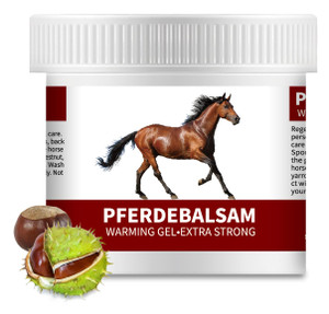 Pferdebalsam Horse Balm Gel, Extra Strength Warming Massage Gel 8.8 Ounce, with Horse Chestnut & Safflower Extract, Joint & Muscle Support